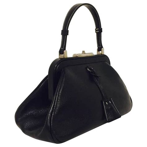 prada black bag silver hardware